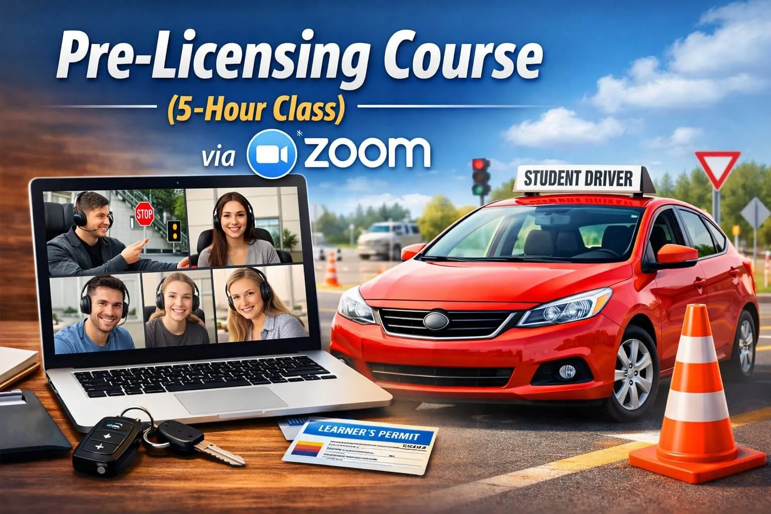 Pre-Licensing Course (5-Hour Class) via ZOOM